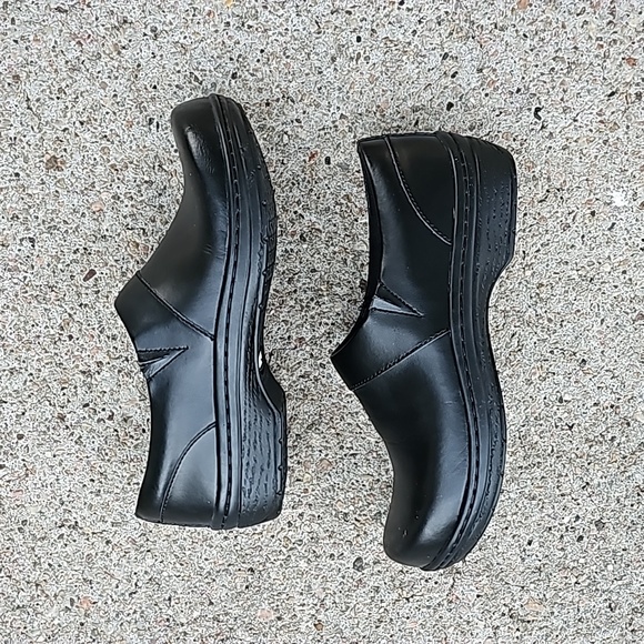 Klogs Mission Black Smooth Leather Size 6 1/2 - Picture 6 of 12